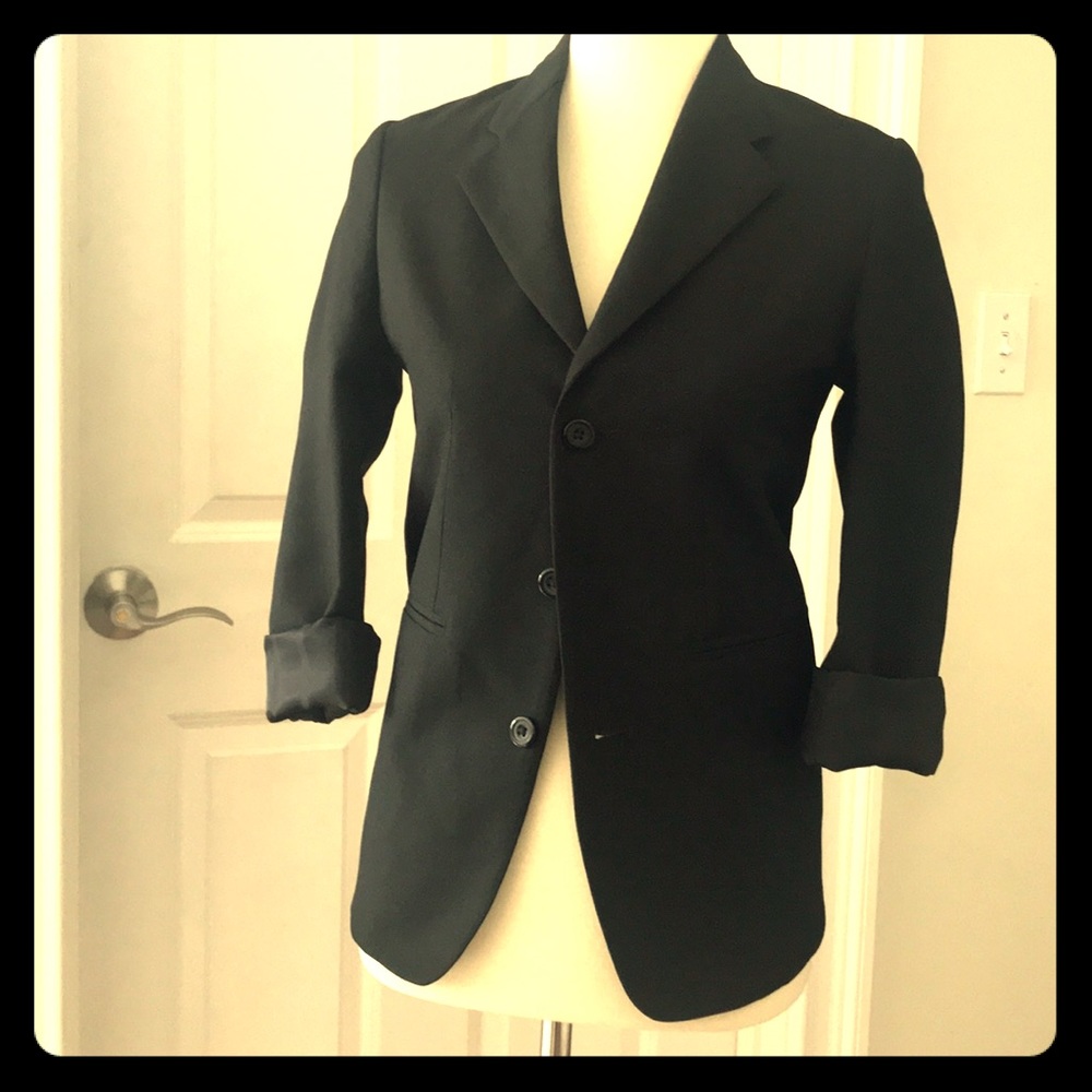 Black suit jacket